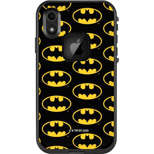 DC Comics Batman Logo Pattern LifeProof Fre iPhone Skin