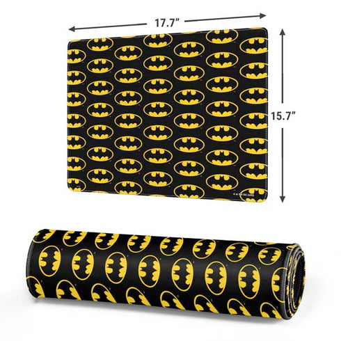 DC Comics Batman Logo Pattern Gaming Mouse Pad
