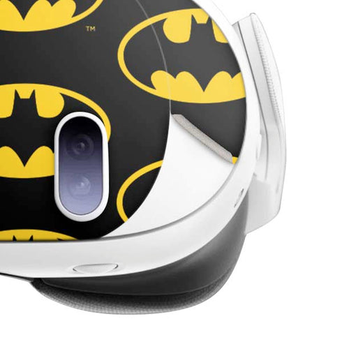 DC Comics Batman Logo Pattern Meta Quest 3 Skin