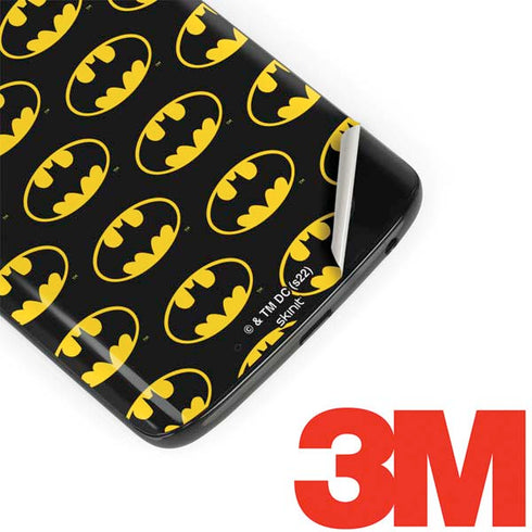 DC Comics Batman Logo Pattern Moto G6 Skin