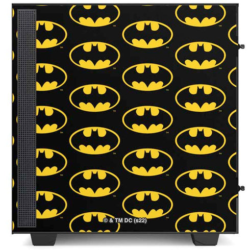 DC Comics Batman Logo Pattern NZXT H510 Compact ATX Mid-Tower Case Skin