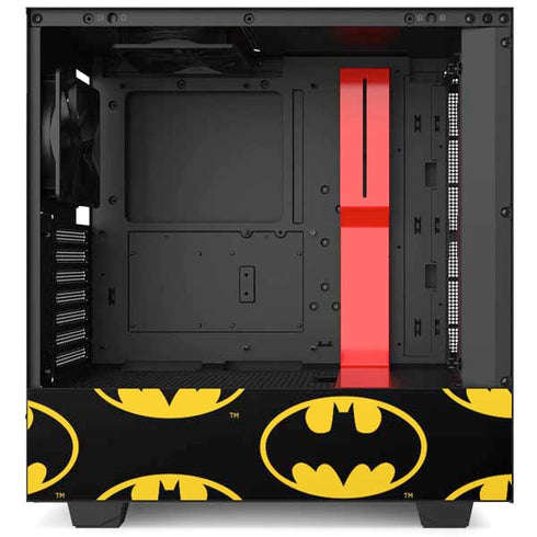 DC Comics Batman Logo Pattern NZXT H510 Compact ATX Mid-Tower Case Skin