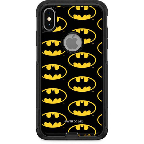 DC Comics Batman Logo Pattern Otterbox Commuter iPhone Skin