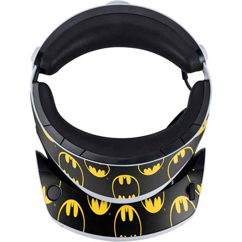DC Comics Batman Logo Pattern PlayStation VR2 Skin