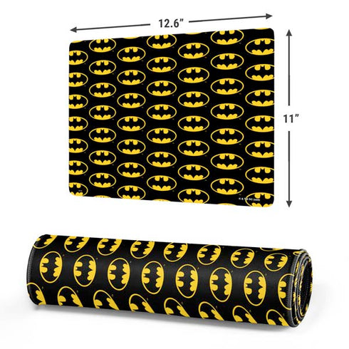 DC Comics Batman Logo Pattern Gaming Mouse Pad