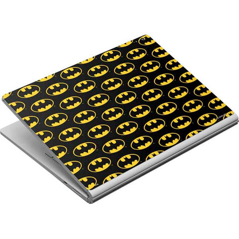 DC Comics Batman Logo Pattern Surface Book Skin