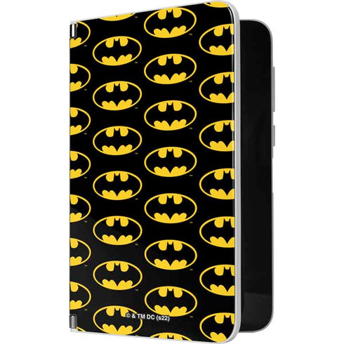 DC Comics Batman Logo Pattern Surface Duo Skin
