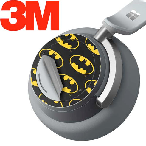 DC Comics Batman Logo Pattern Surface Headphones Skin