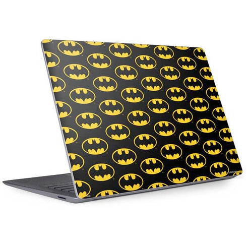 DC Comics Batman Logo Pattern Surface Laptop 3 13.5in Skin