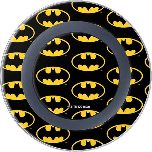 DC Comics Batman Logo Pattern Wireless Charger Skin