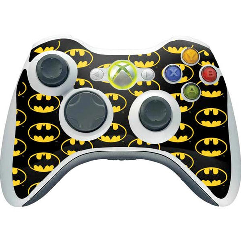DC Comics Batman Logo Pattern Xbox 360 Wireless Controller Skin