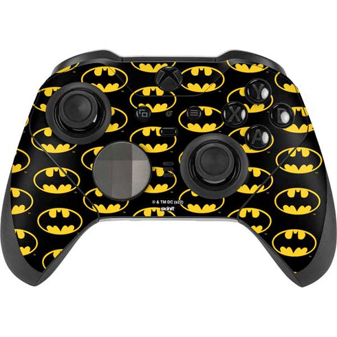 DC Comics Batman Logo Pattern Xbox Elite Wireless Controller Series 2 Skin