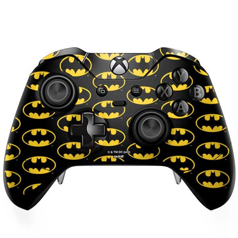 DC Comics Batman Logo Pattern Xbox One Elite Controller Skin