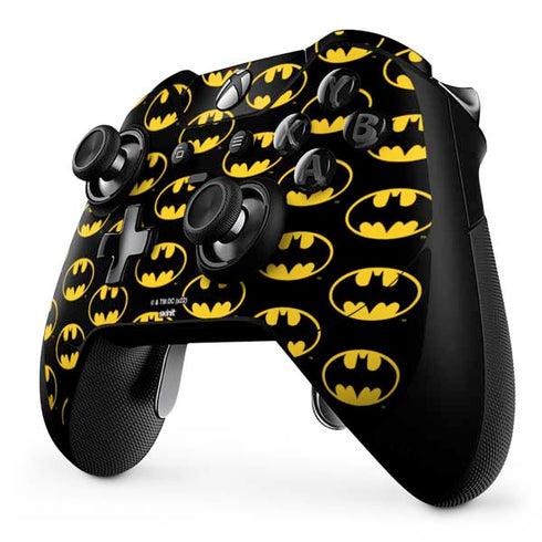 DC Comics Batman Logo Pattern Xbox One Elite Controller Skin