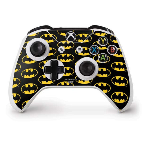 DC Comics Batman Logo Pattern Xbox One S Controller Skin