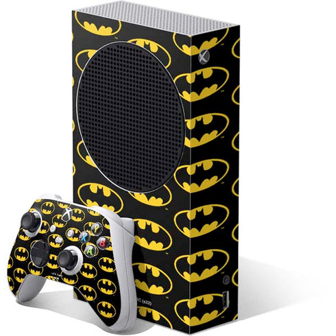 DC Comics Batman Logo Pattern Xbox Series S Skins