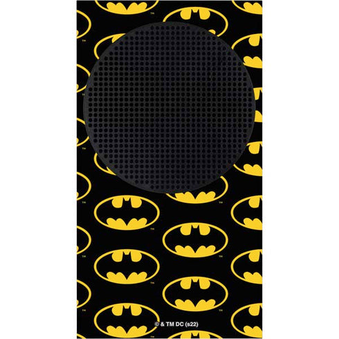 DC Comics Batman Logo Pattern Xbox Series S Console Skin