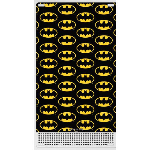 DC Comics Batman Logo Pattern Xbox Series S Console Skin