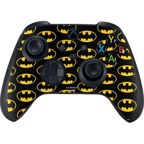 DC Comics Batman Logo Pattern Xbox Series X Controller Skin
