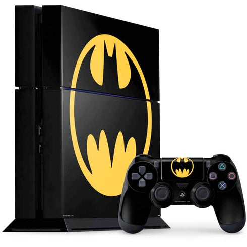 DC Comics Batman Logo PS4 Console and Controller Bundle Skin