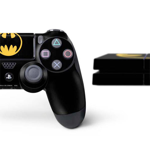 DC Comics Batman Logo PS4 Console and Controller Bundle Skin