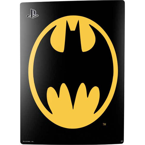 DC Comics Batman Logo PS5 Digital Edition Console Skin