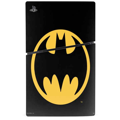 DC Comics Batman Logo PS5 Slim Disk Bundle Skin