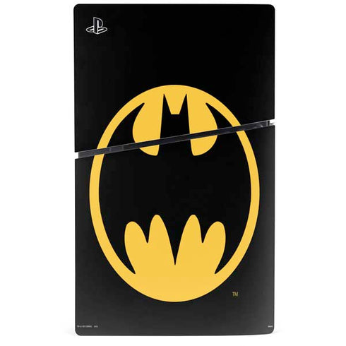 DC Comics Batman Logo PS5 Slim Disk Console Skin