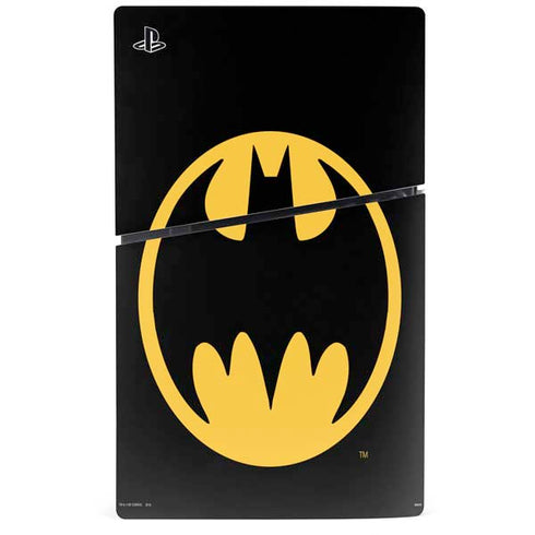 DC Comics Batman Logo PS5 Slim Digital Edition Bundle Skin
