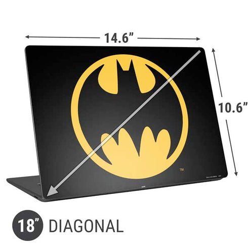 DC Comics Batman Logo Universal Laptop 18in (14.6 x 10.6in) Skin