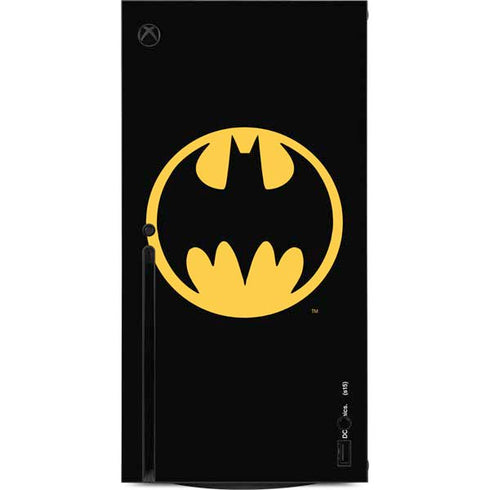 DC Comics Batman Logo Xbox Series X Console Skin
