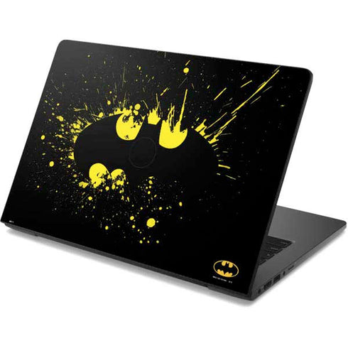 DC Comics Batman Logo Yellow Splash Dell Chromebook Skin