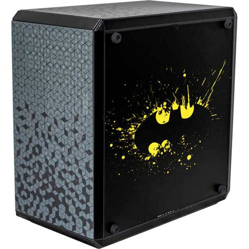 DC Comics Batman Logo Yellow Splash Cooler Master MasterBox Q300L Mini Tower Skin