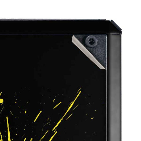 DC Comics Batman Logo Yellow Splash Cooler Master MasterBox Q300L Mini Tower Skin