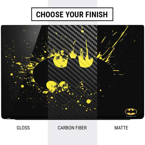 DC Comics Batman Logo Yellow Splash Dell Vostro Skin