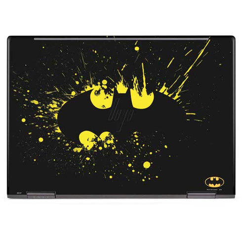 DC Comics Batman Logo Yellow Splash HP Envy Skin