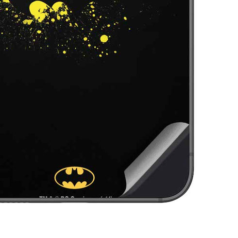 DC Comics Batman Logo Yellow Splash Galaxy A14 5G Skin