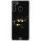 DC Comics Batman Logo Yellow Splash Galaxy A21 Clear Case