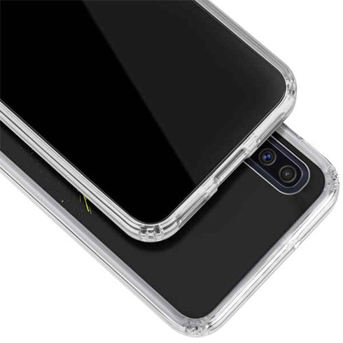 DC Comics Batman Logo Yellow Splash Galaxy A50 Clear Case