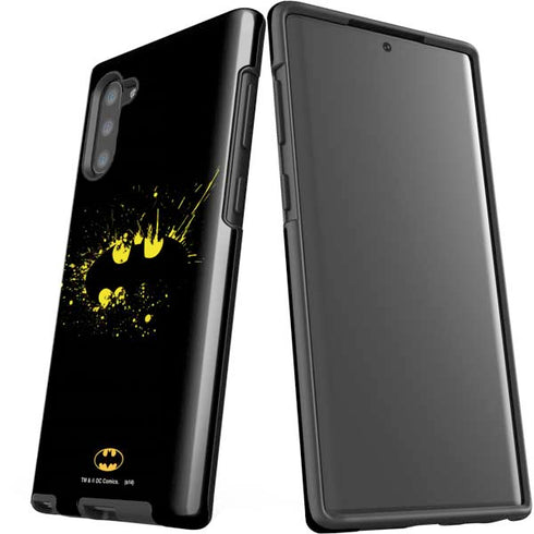 DC Comics Batman Logo Yellow Splash Galaxy Note 10 Pro Case