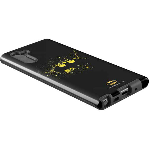DC Comics Batman Logo Yellow Splash Galaxy Note 10 Pro Case