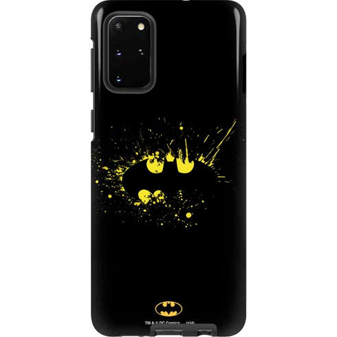 DC Comics Batman Logo Yellow Splash Galaxy S20 Plus Pro Case