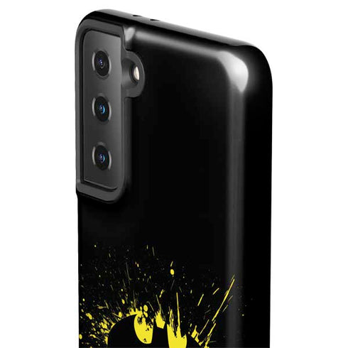 DC Comics Batman Logo Yellow Splash Galaxy S21 FE Pro Case