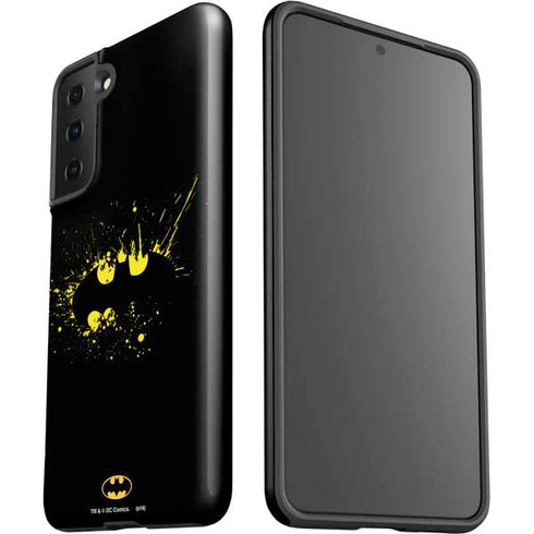 DC Comics Batman Logo Yellow Splash Galaxy S21 FE Pro Case