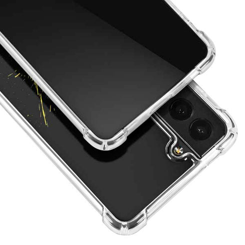 DC Comics Batman Logo Yellow Splash Galaxy S22 Plus Clear Case