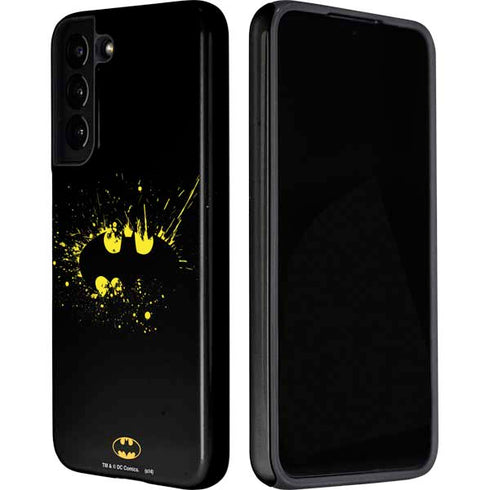 DC Comics Batman Logo Yellow Splash Galaxy S22 Pro Case