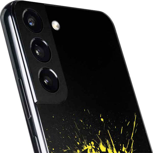 DC Comics Batman Logo Yellow Splash Galaxy S22 Skin