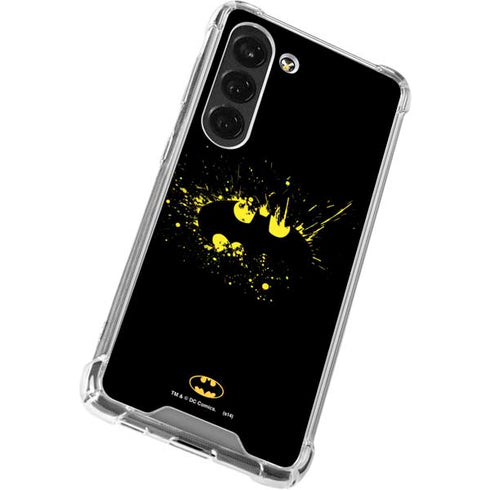 DC Comics Batman Logo Yellow Splash Galaxy S23 Clear Case