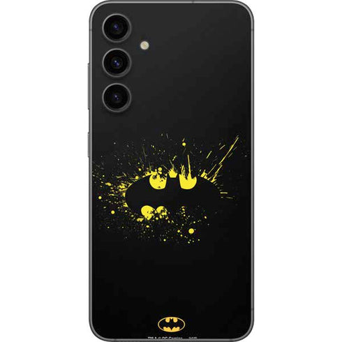 DC Comics Batman Logo Yellow Splash Galaxy S23 FE Skin