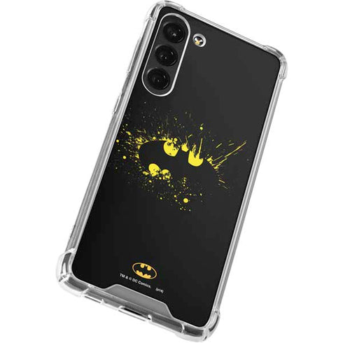DC Comics Batman Logo Yellow Splash Galaxy S23 Plus Clear Case